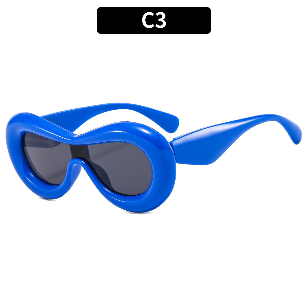 Wholesale Funny Bubble Stereo Candy Color PC Sunglasses
